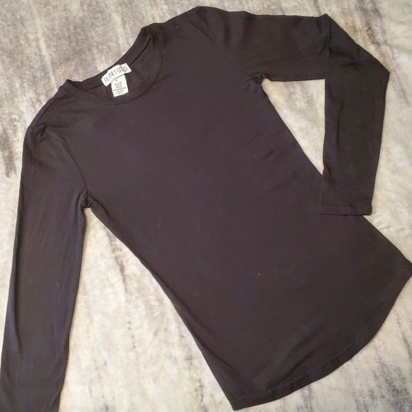 Planet Gold Tops - NWT Basic black long sleeve t-shirt